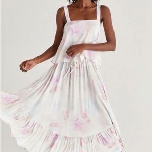 Z Supply Watercolor Top/Skirt Set
